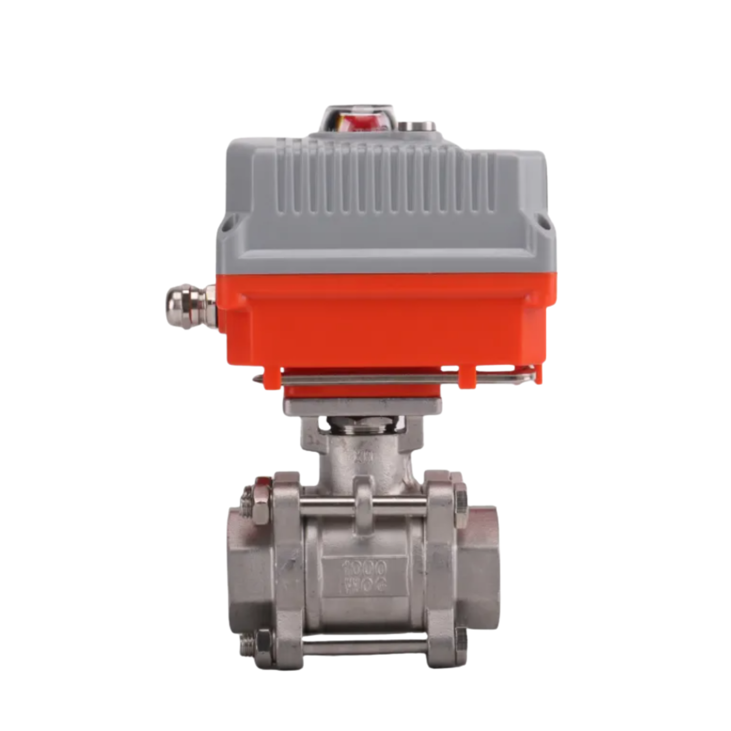 EQV-6PPF Micro Electric Threaded Ball Valve