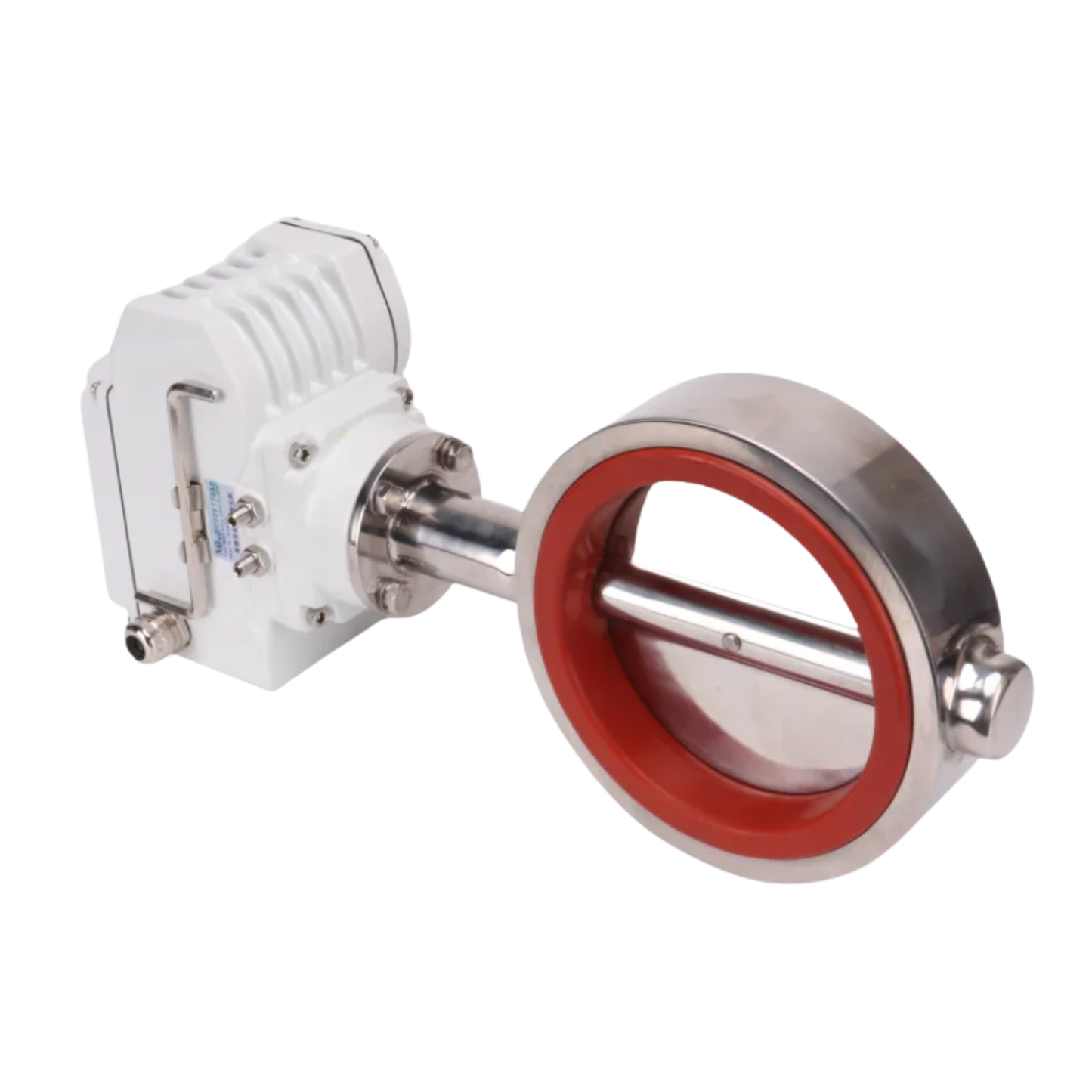 Electric Sanitary Silicone Wafer Butterfly Valve