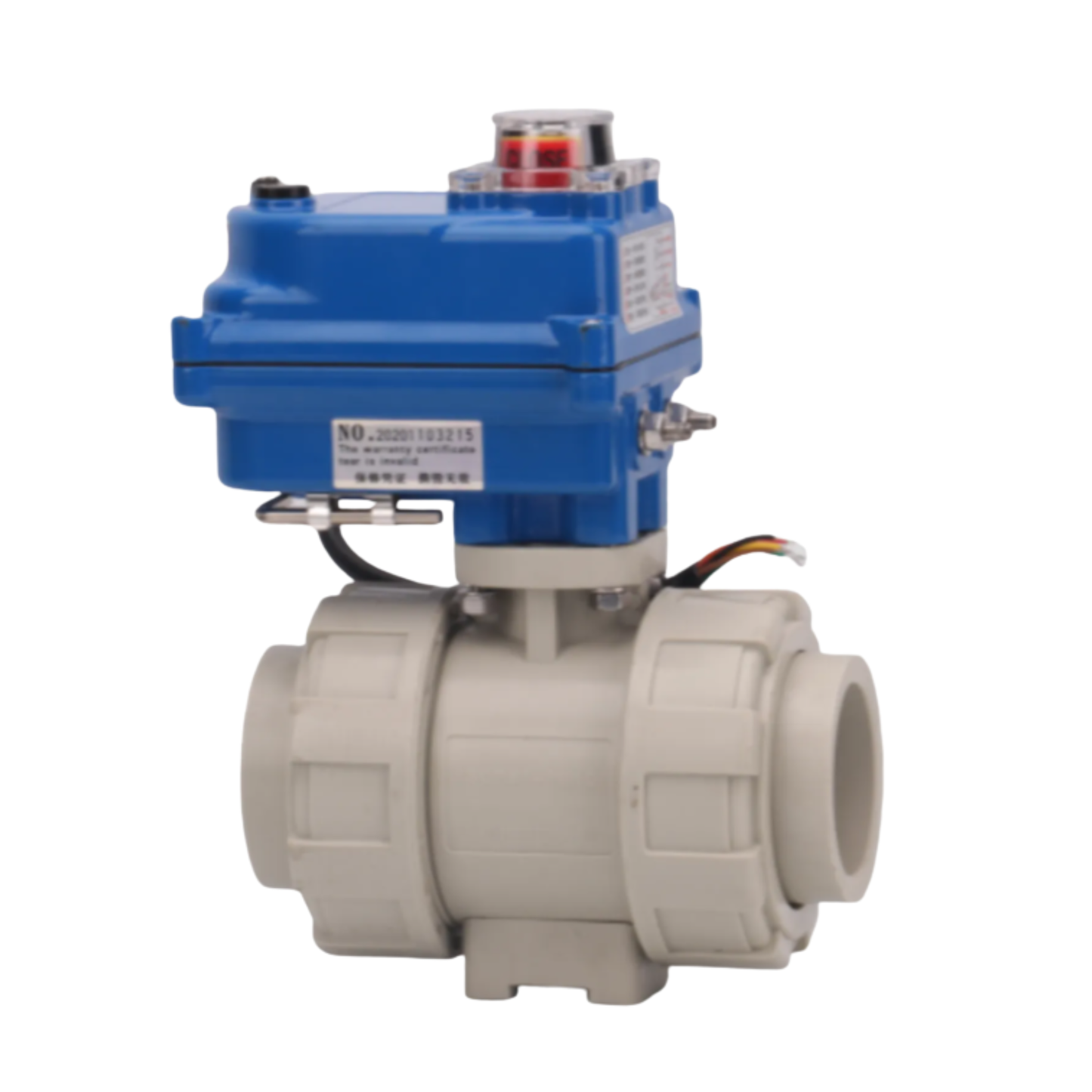 EQV-8UUX Electric UPVC Ball Valve