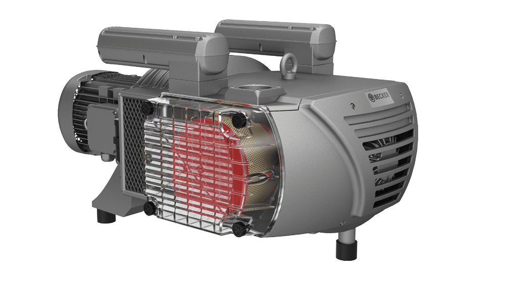 VTLF Series Oil-Less Rotary Vane Vacuum Pumps