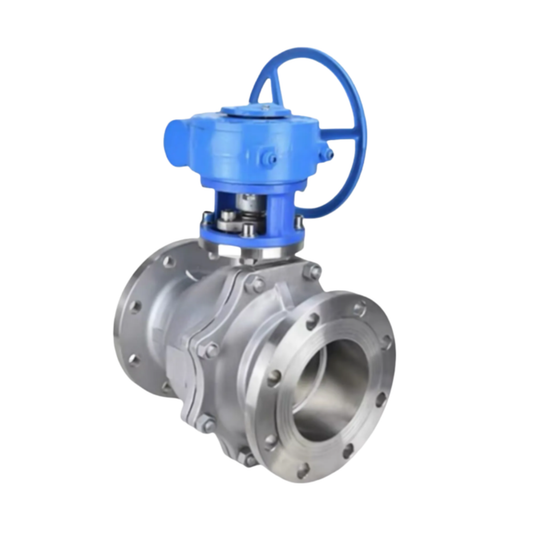 ANSI Flange Turbine Ball Valve