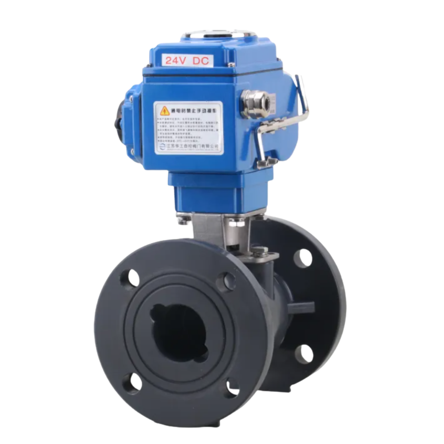FRPP Electric Flange Ball Valve