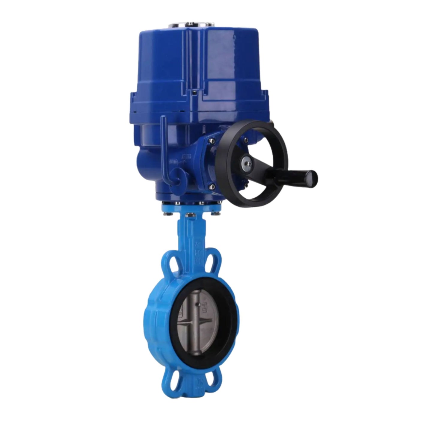 QT Electric Explosion-proof Handwheel Stainless Steel Plate Wafer Butterfly Valve