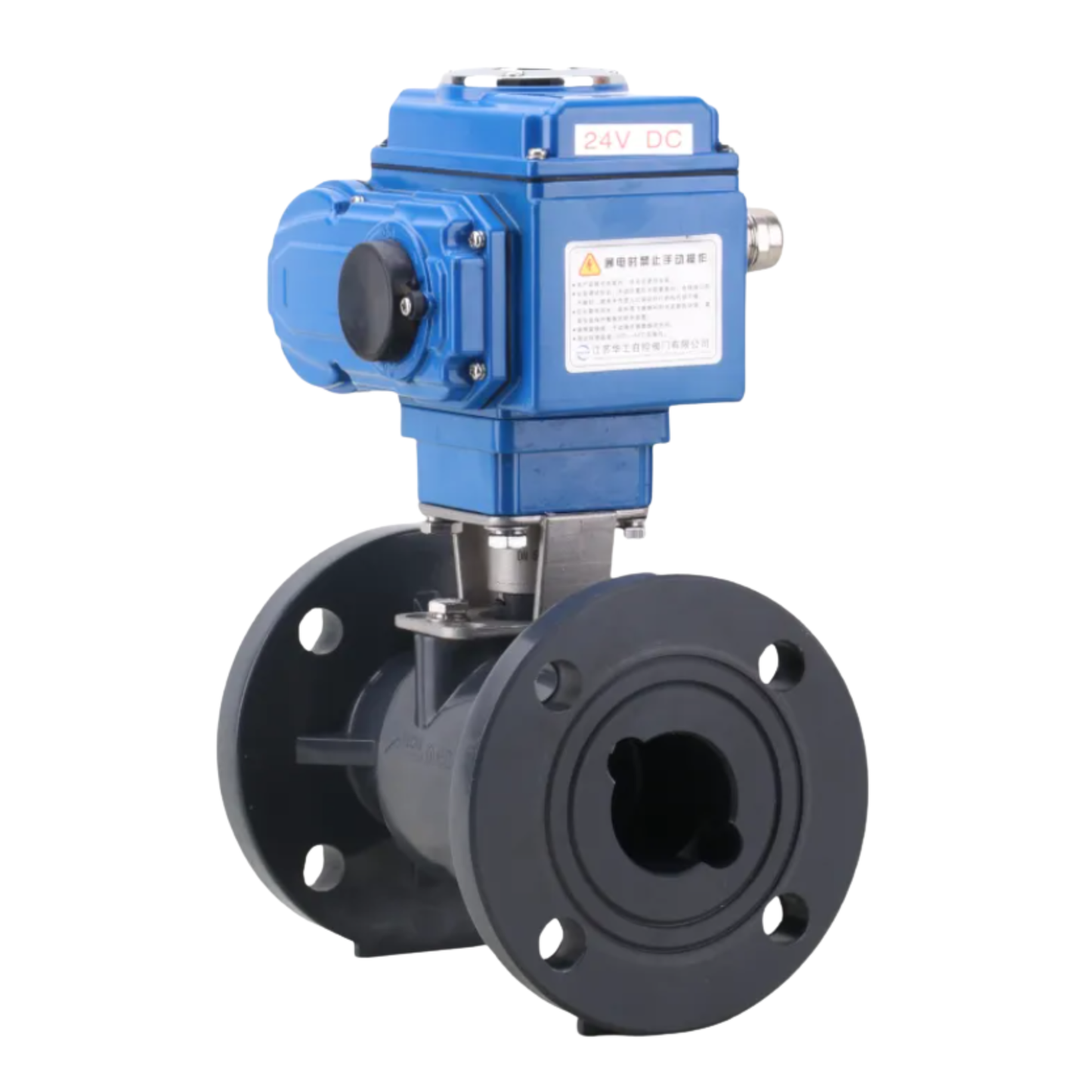 FRPP Electric Flange Ball Valve