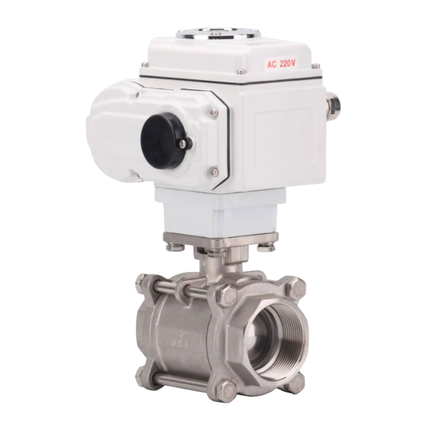 EQV-6PPF Electric 3PC Ball Valve