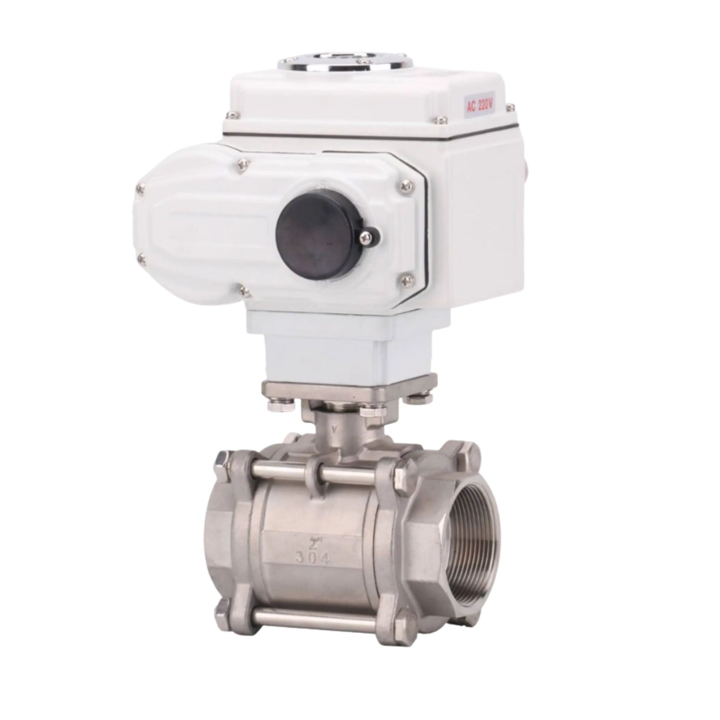 EQV-6PPF Electric 3PC Ball Valve