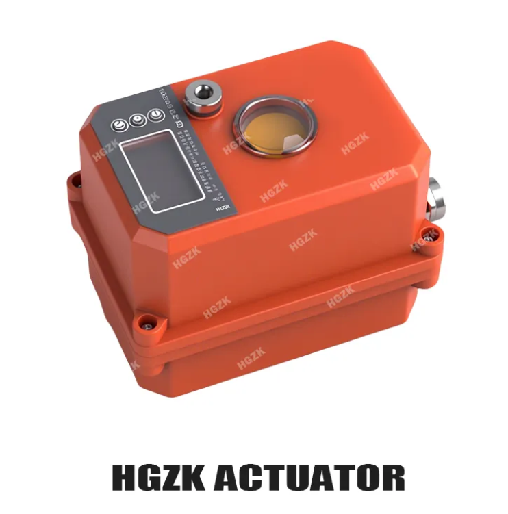 HGV Electric actuator with LCD screen
