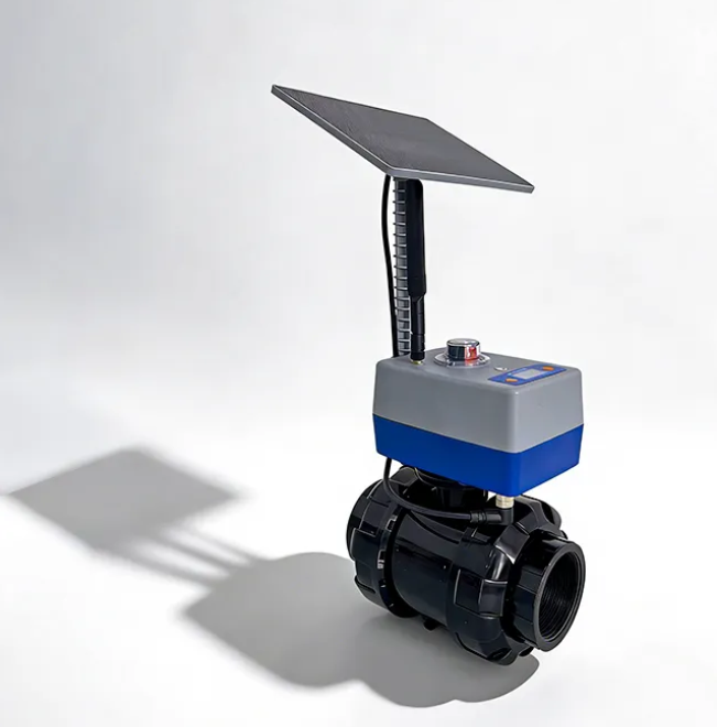 Solar-powered Electric Valve Intelligent Wireless Control Agricultural Irrigation Ball Valve Butterfly Valve Three-way
