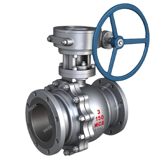 Q341F Turbine Cast Steel Flange Ball Valve