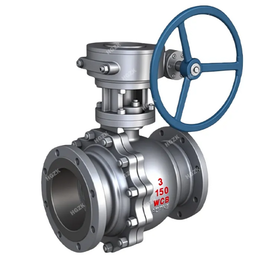 Q341F Turbine Cast Steel Flange Ball Valve