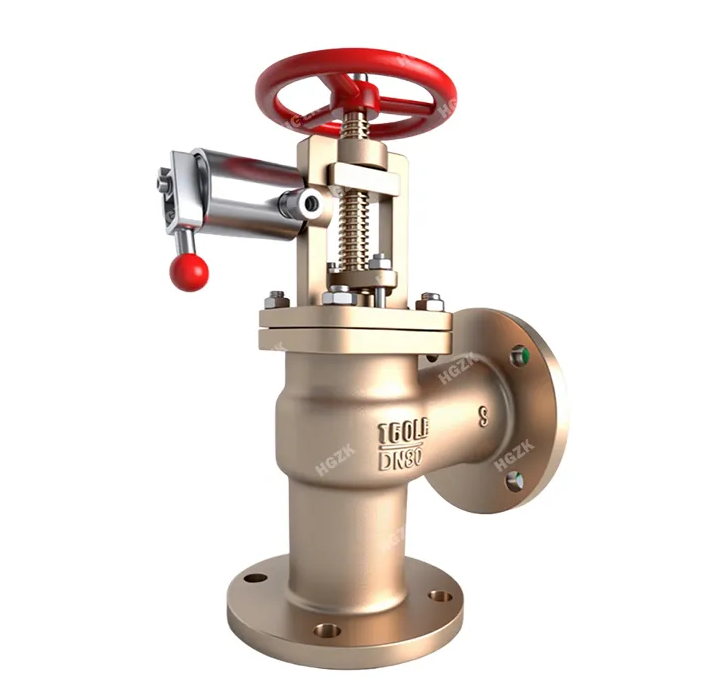 Bronze Angle Quick-Off Globe Valve